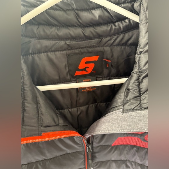 Snap On Tools Men's S Jacket Quilted Puffer Full Zip Lightweight Black NWOT - Picture 2 of 7